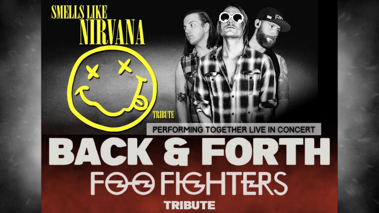 Cadence Clubhouse & CE Presents welcome Smells Like Nirvana & Back & Forth - Foo Fighters Tribute performing live in concert on Saturday, September 20, 2025. This event is open to all ages and will be held outdoors rain or shine.