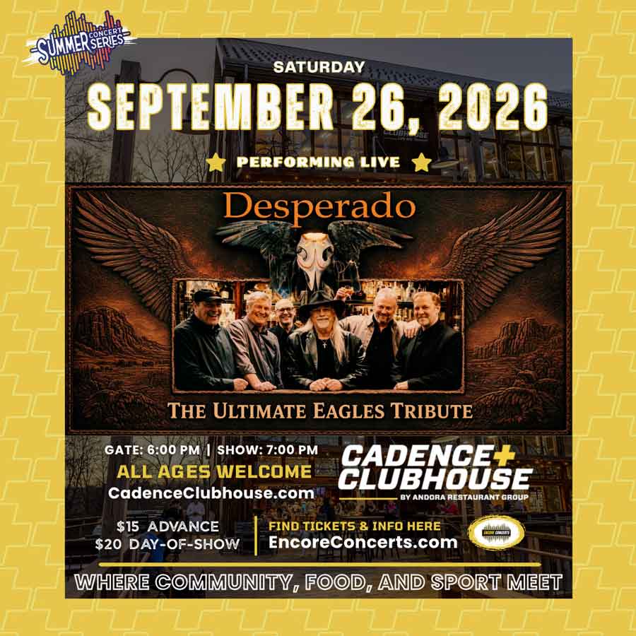 Desperado — The Ultimate Eagles Tribute live at Cadnece Clubhouse on september 26